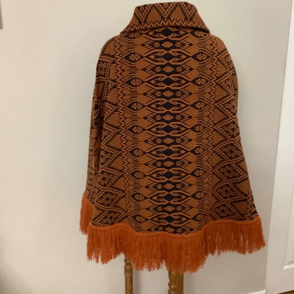 Vintage Cape made in Guatemala excellent condition S/M 34-36 bust - Picture 10 of 11